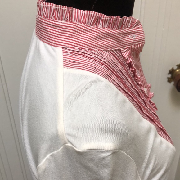 BCBG MAXAZRIA White Long Sleeve Shirt M NWT - Picture 6 of 15